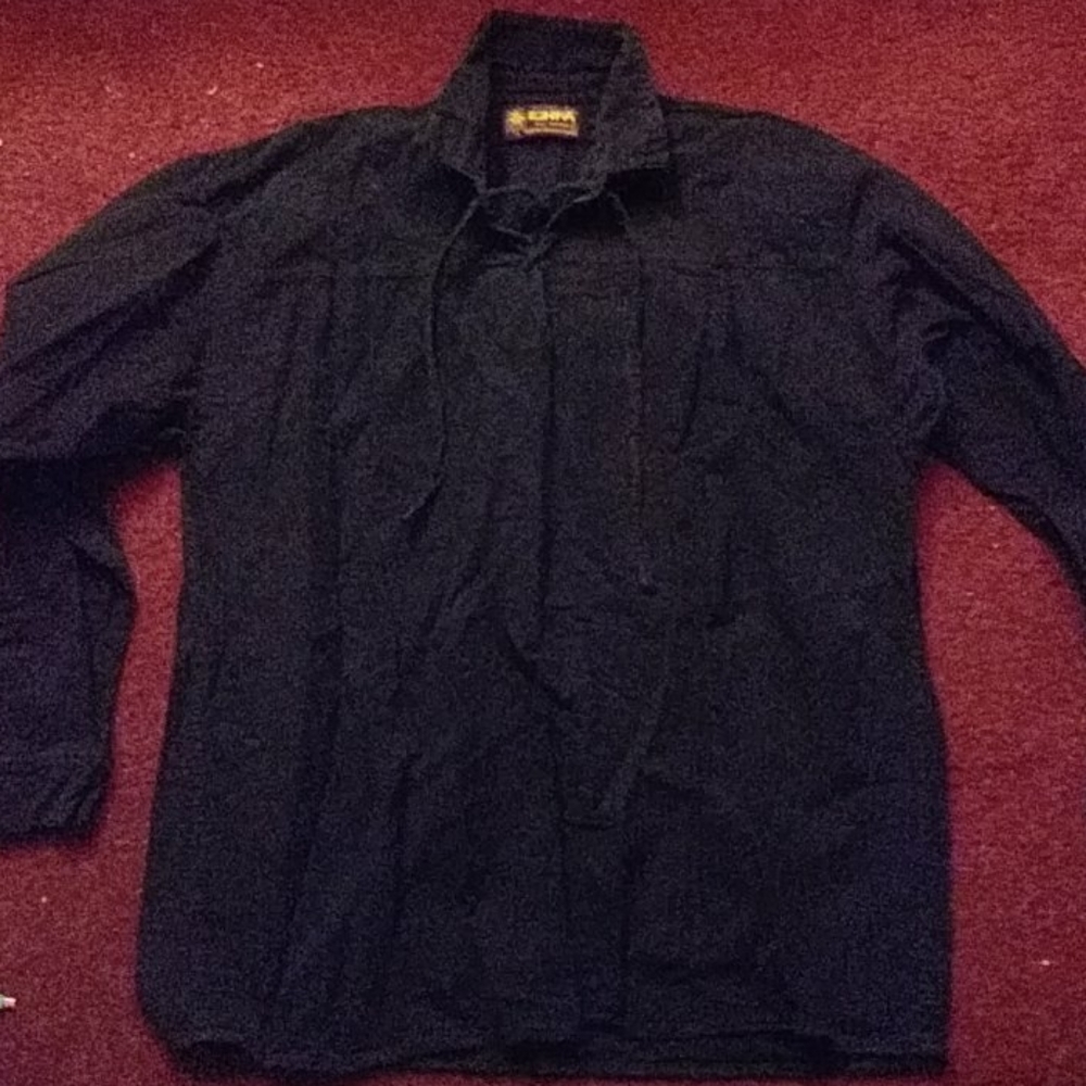 Laced Pirate/Poet Tie Long Sleeve Shirt